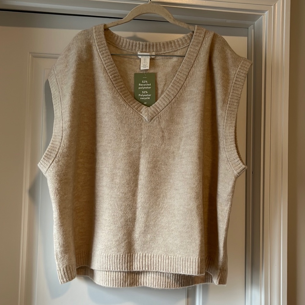 Ivory Sweater Vest NWT